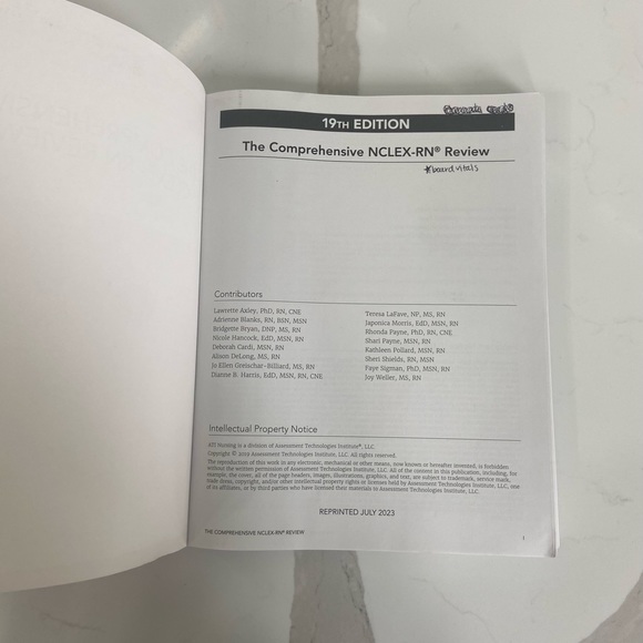 ATI Comprehensive NCLEX Review Book - Picture 3 of 8